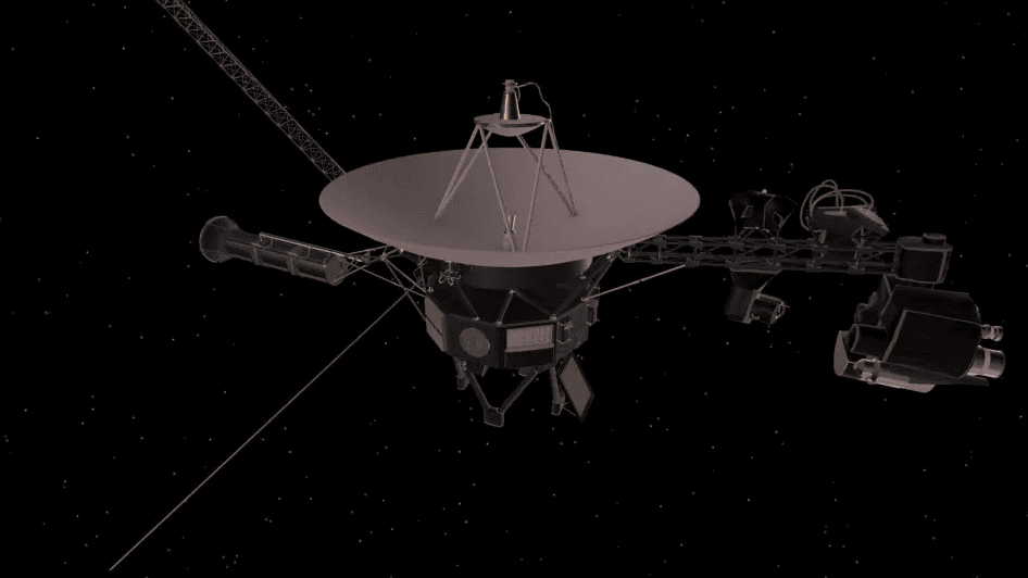 Imagen de la sonda Voyager orbitando en el espacio (NASA).