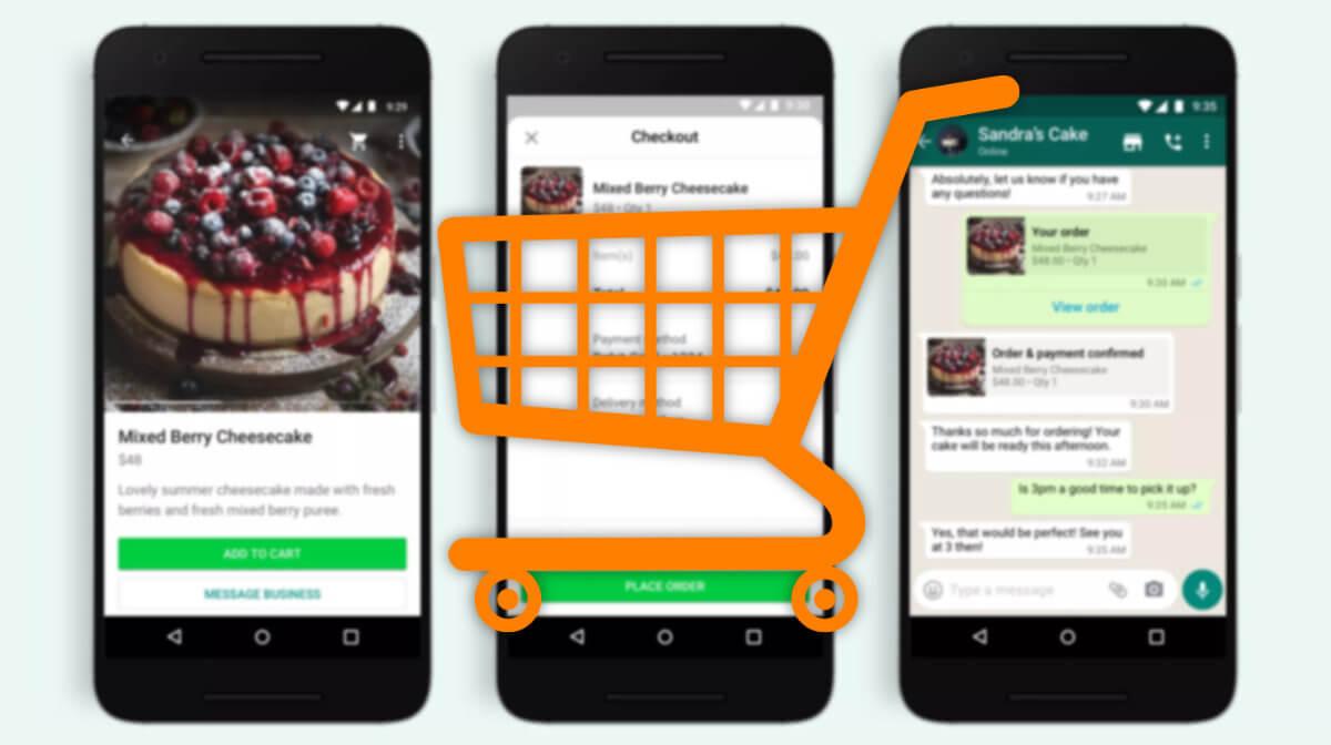 Whatsapp ahora tiene carrito para compras dentro del mensajero.