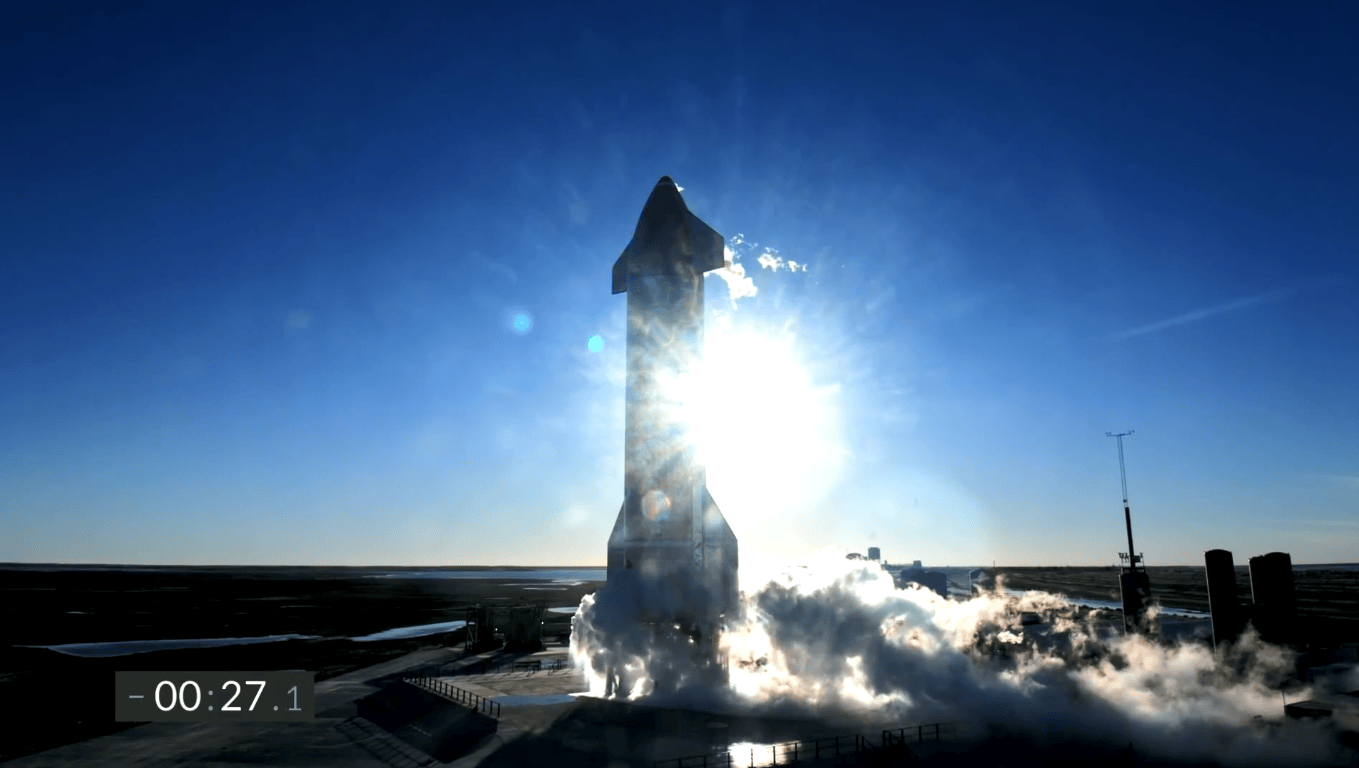 Minutos antes del lanzamiento del cohete (NASA).