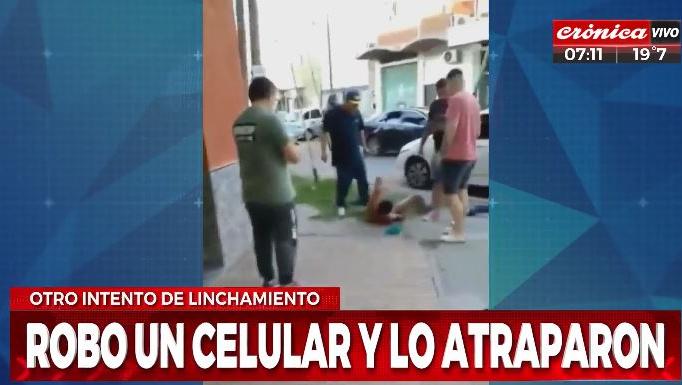 El detenido tiene 15 años y a las pocas horas fue entregado a su familia (Captura de TV).