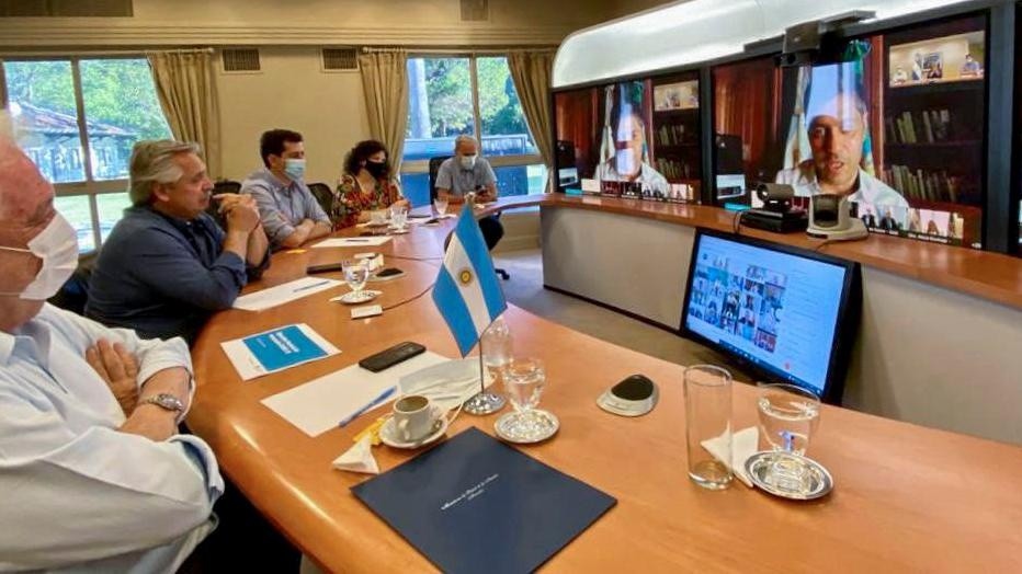 Alberto Fernández, junto a los gobernadores para definir la campaña de vacunación.