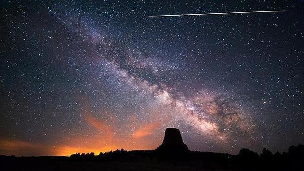 La lluvia de meteoritos se pudo observar con mayor claridad en sudamérica.