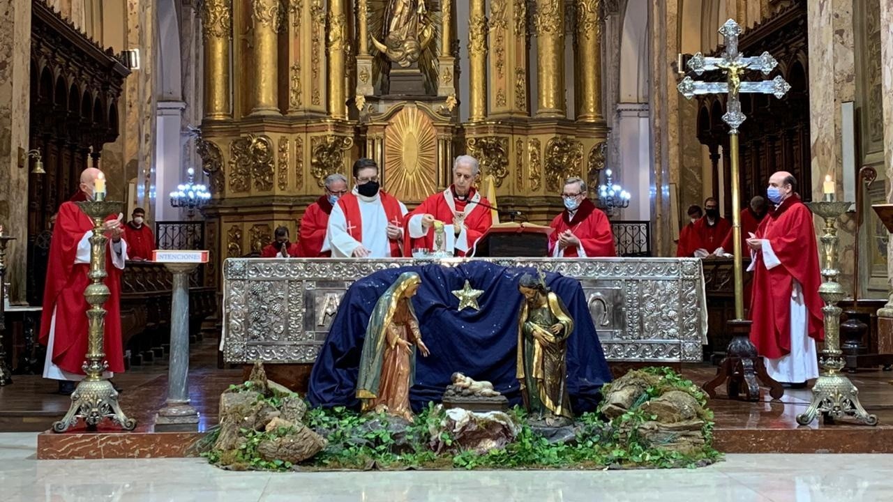 Mario Poli encabezó la misa por la festividad de los Santos Inocentes.