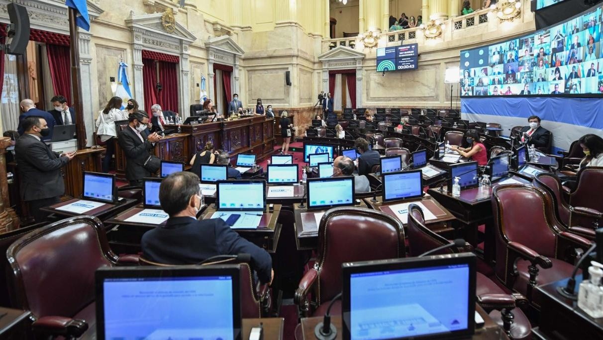 El debate por el proyecto de legalización del aborto en el Senado.