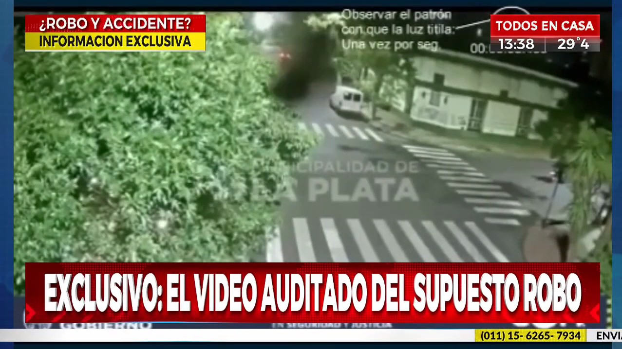 El video presentado por la Municipalidad de La Plata fue auditado según el abogado Martín de Vargas. (Captura de pantalla)