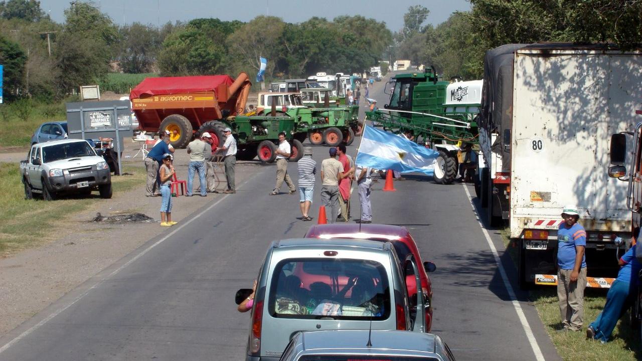 Durante el conflicto de 2008 se registraron decenas de cortes de rutas en varias provincias.