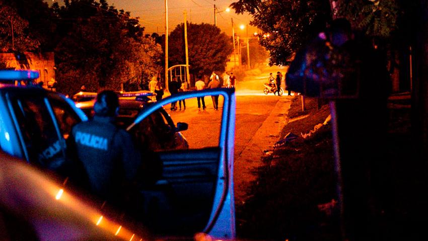 Fuerte operativo policial en la ciudad de Mar del Plata (Gentileza El marplatense).