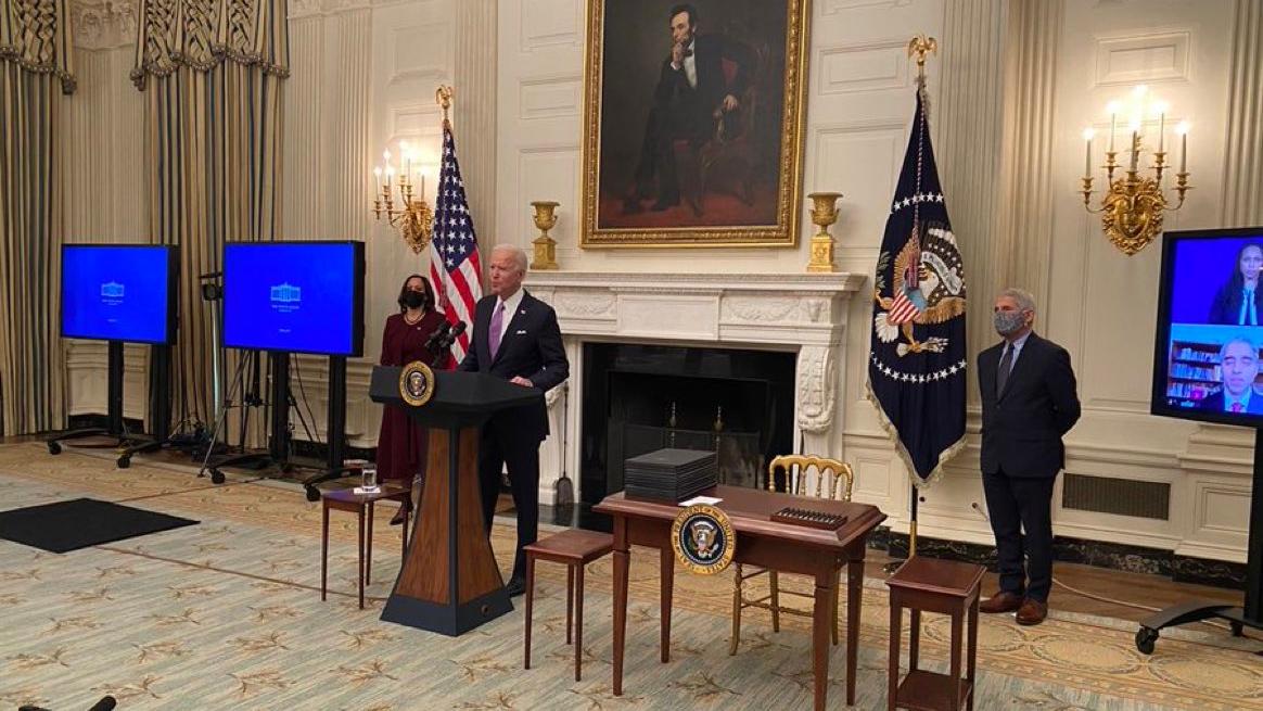 Joe Biden sigue realizando importantes anuncios (Twitter).