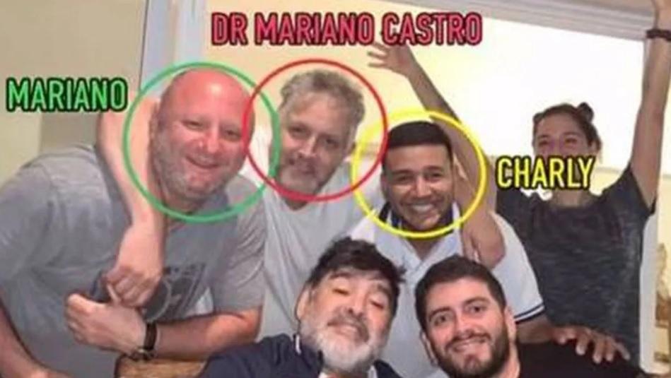 Charly formaba parte del círculo de amigos de Maradona y era una presencia habitual en su casa.