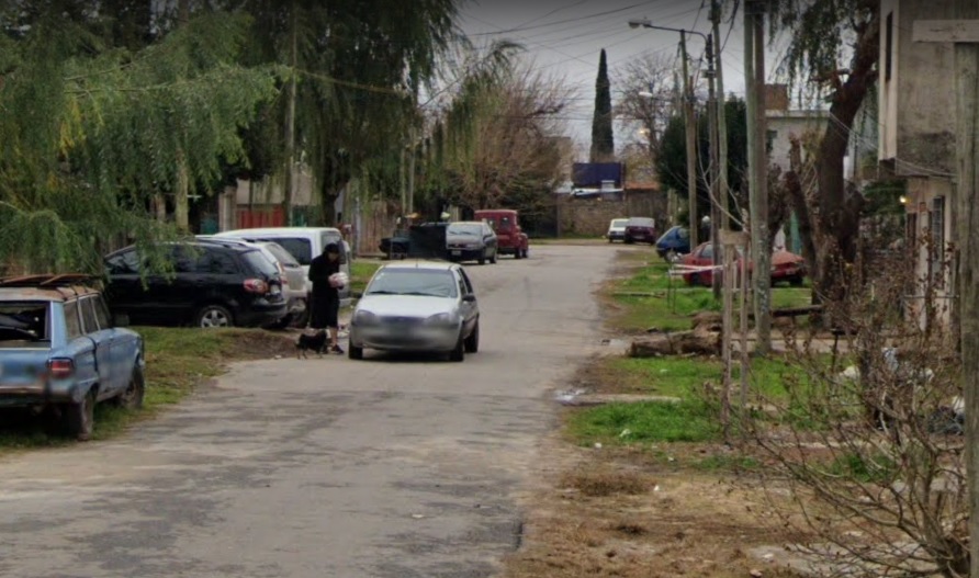 El lugar donde se produjo el intento de robo al oficial de la Policía de la Ciudad.