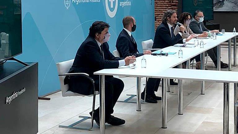 La reunión del Gabinete Económico con sindicatos estuvo encabezada por Santiago Cafiero.