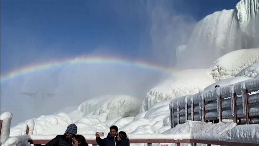 Así disfrutaban los presentes del histórico momento. (REUTERS)