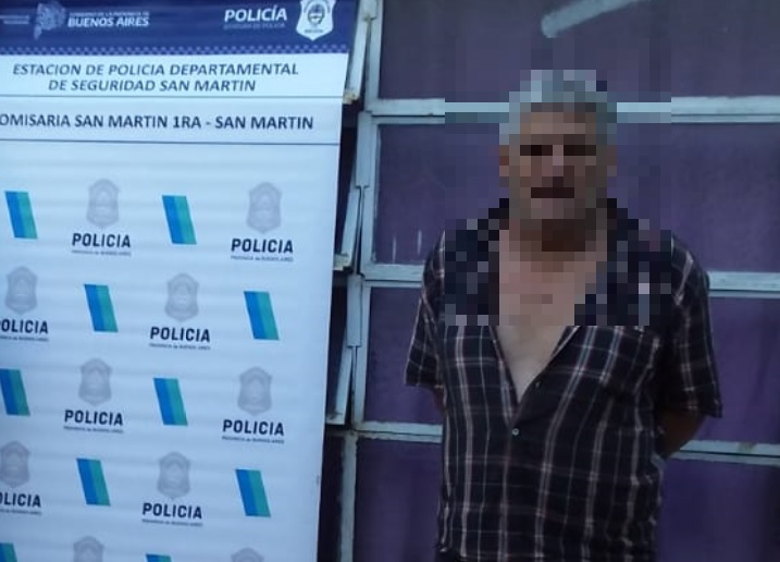 Este es el sexagenario que fue detenido por el asesinato de su hermanastro, en la localidad de San Martín.