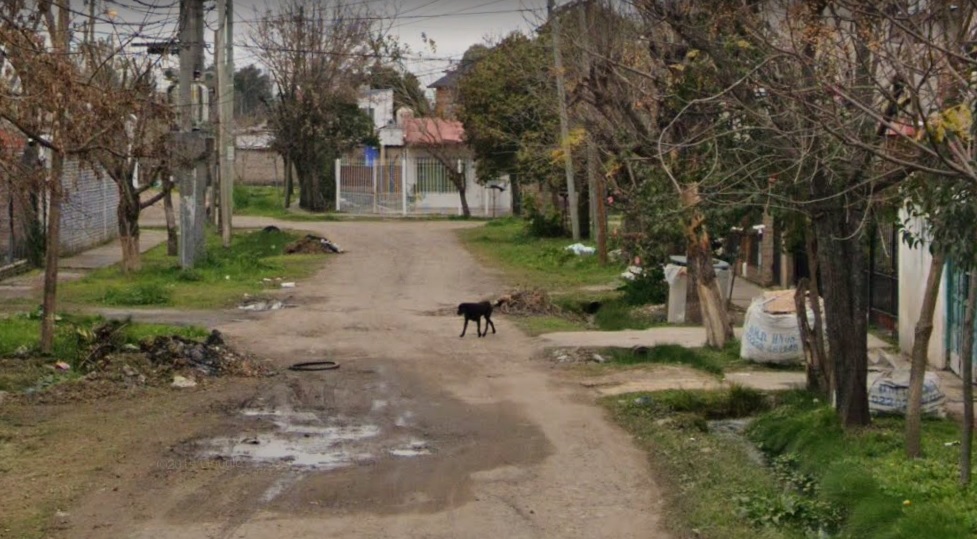 El hecho se produjo en este vecindario, en la zona oeste del conurbano bonaerense.