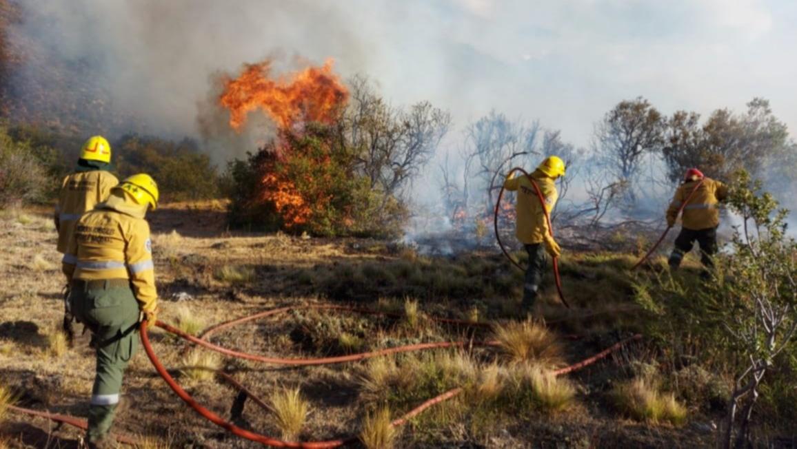 En Chubut, los incendios forestales se encontraban moderados.