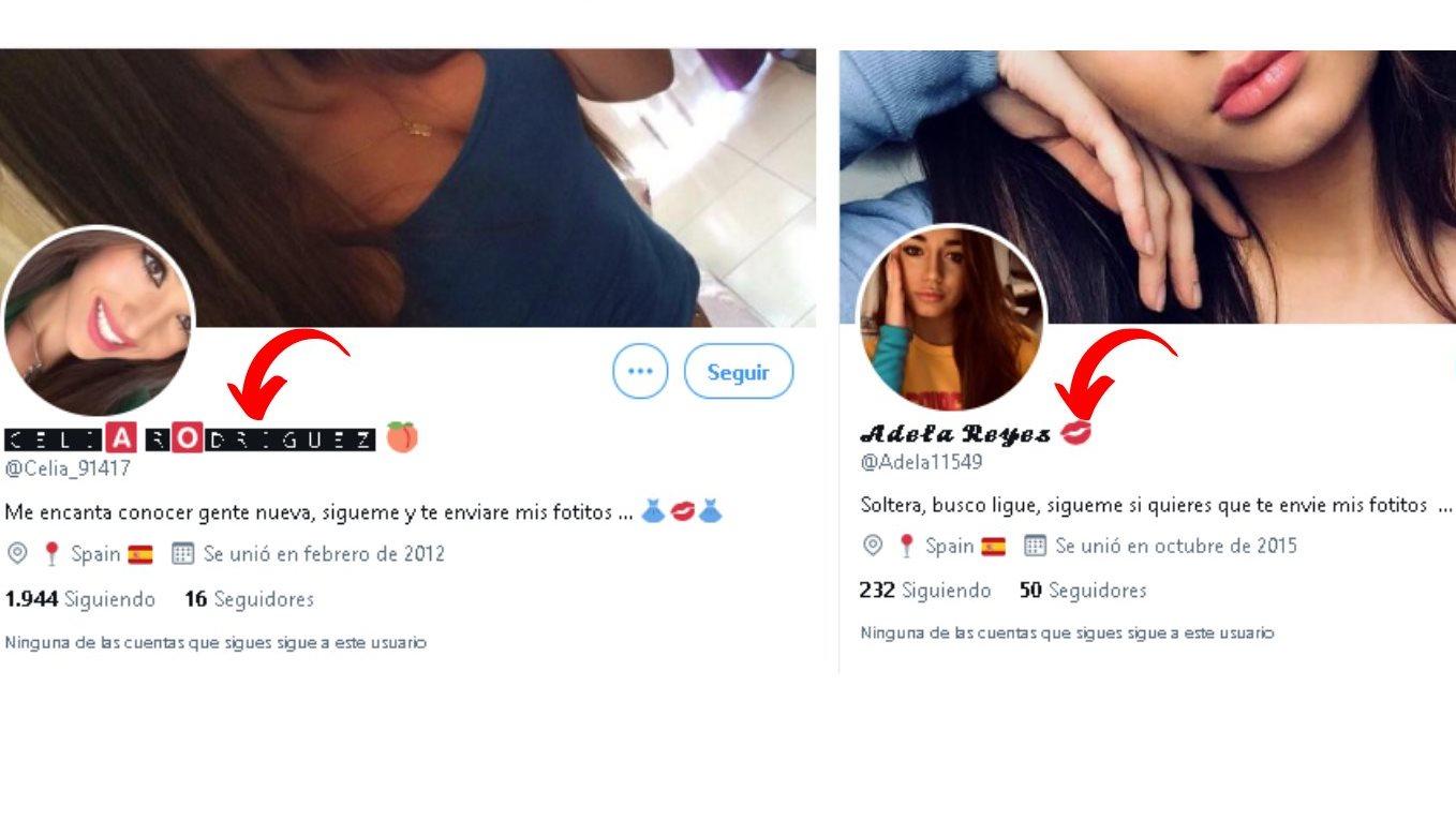 Así son los perfiles fake que te llevan a la web falsa.