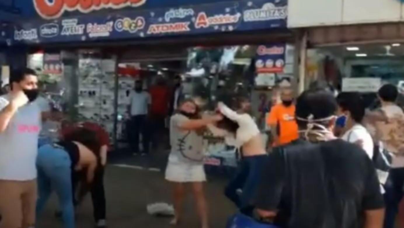 Se desconocen las causales de la brutal riña en Mendoza (Captura de video).