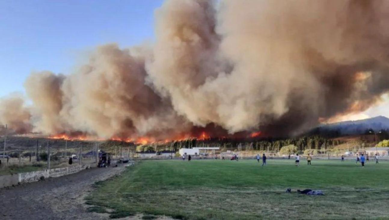 El cerro Radal, en la comarca andina chubutense, fue uno de los más afectados por los graves incendios.