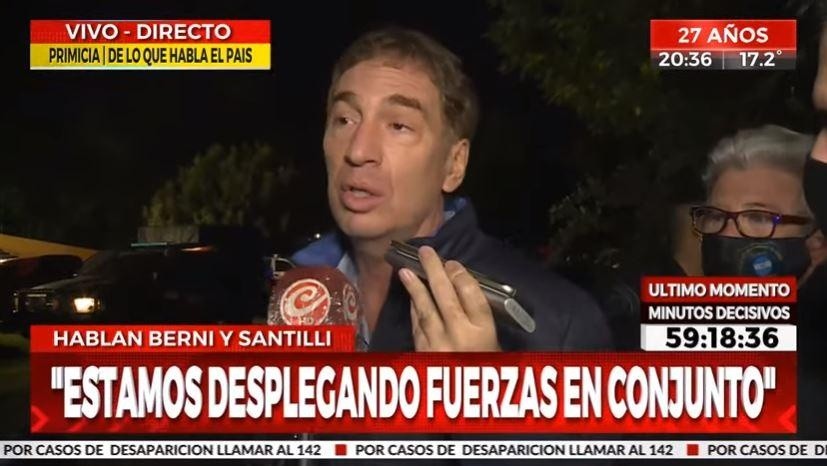 Diego Santilli en diálogo con Crónica (Crónica HD).