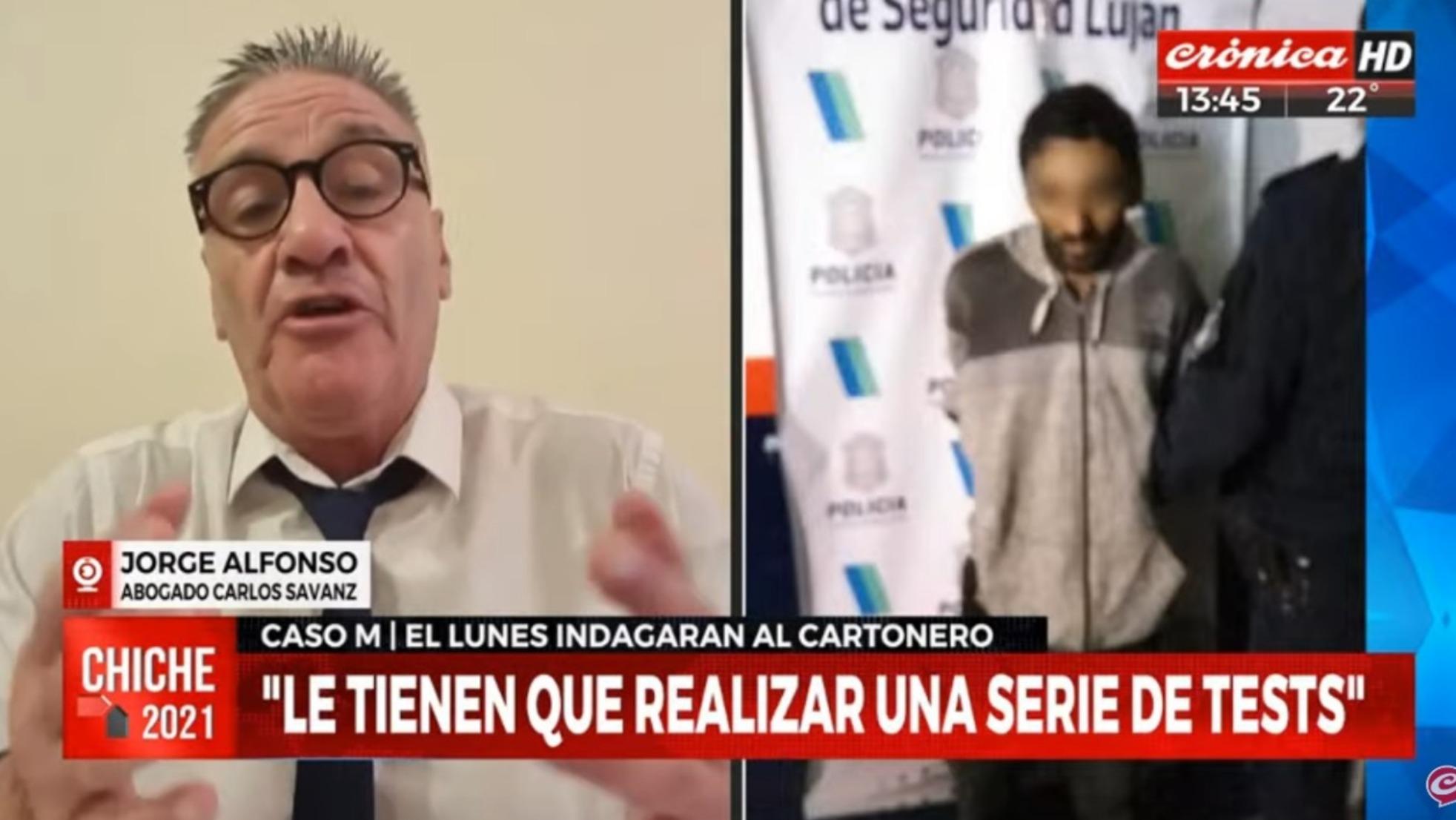 Jorge Alfonso, durante la entrevista con Chiche.