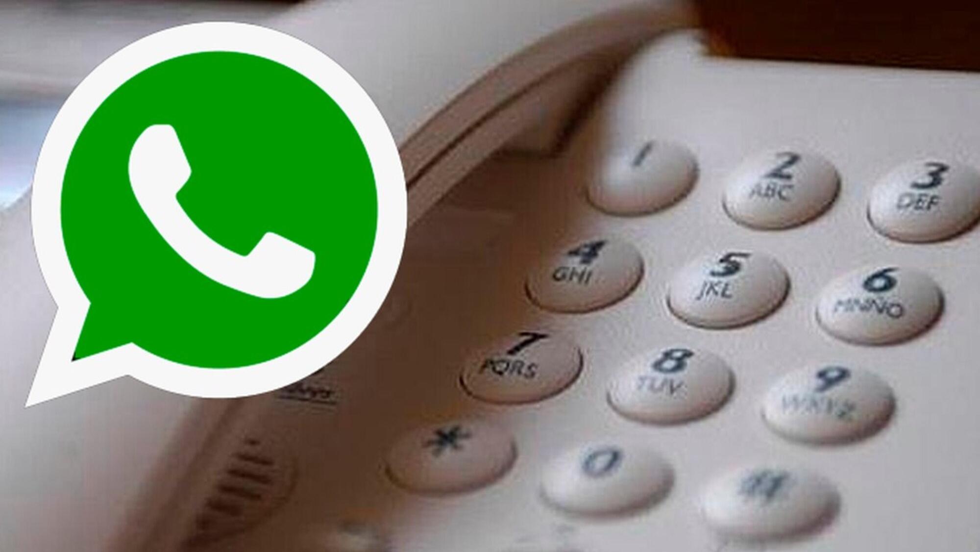 WhatsApp ya permite conectarse a un teléfono fijo.