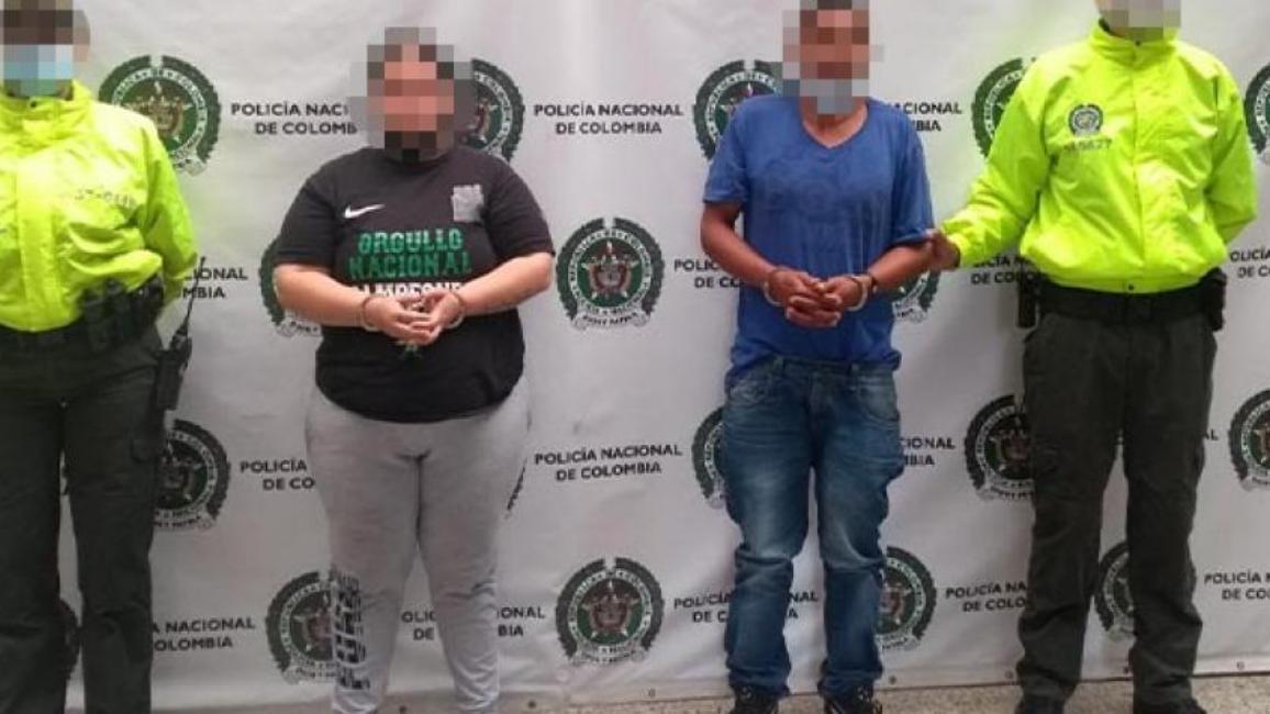 La pareja fue detenida por la policía colombiana tras comprobar los abusos.