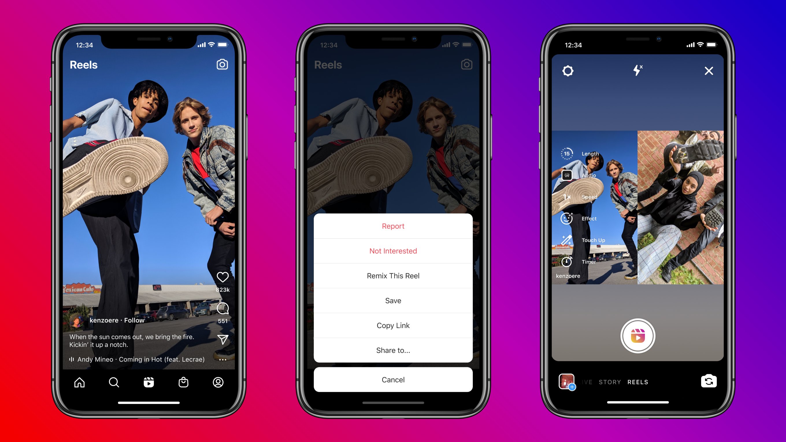 Remix es la nueva función de Instagram para competir con TikTok.