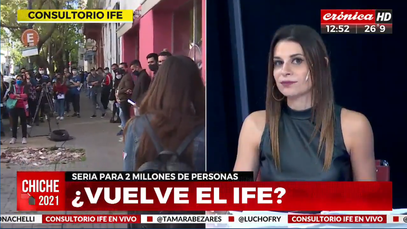 Todas las consultas sobre el IFE en Crónica HD. (Captura de pantalla)