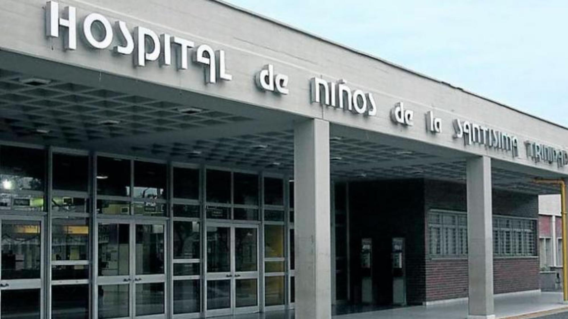 El bebé fue operado en el Hospital de Niños de Córdoba (Archivo)