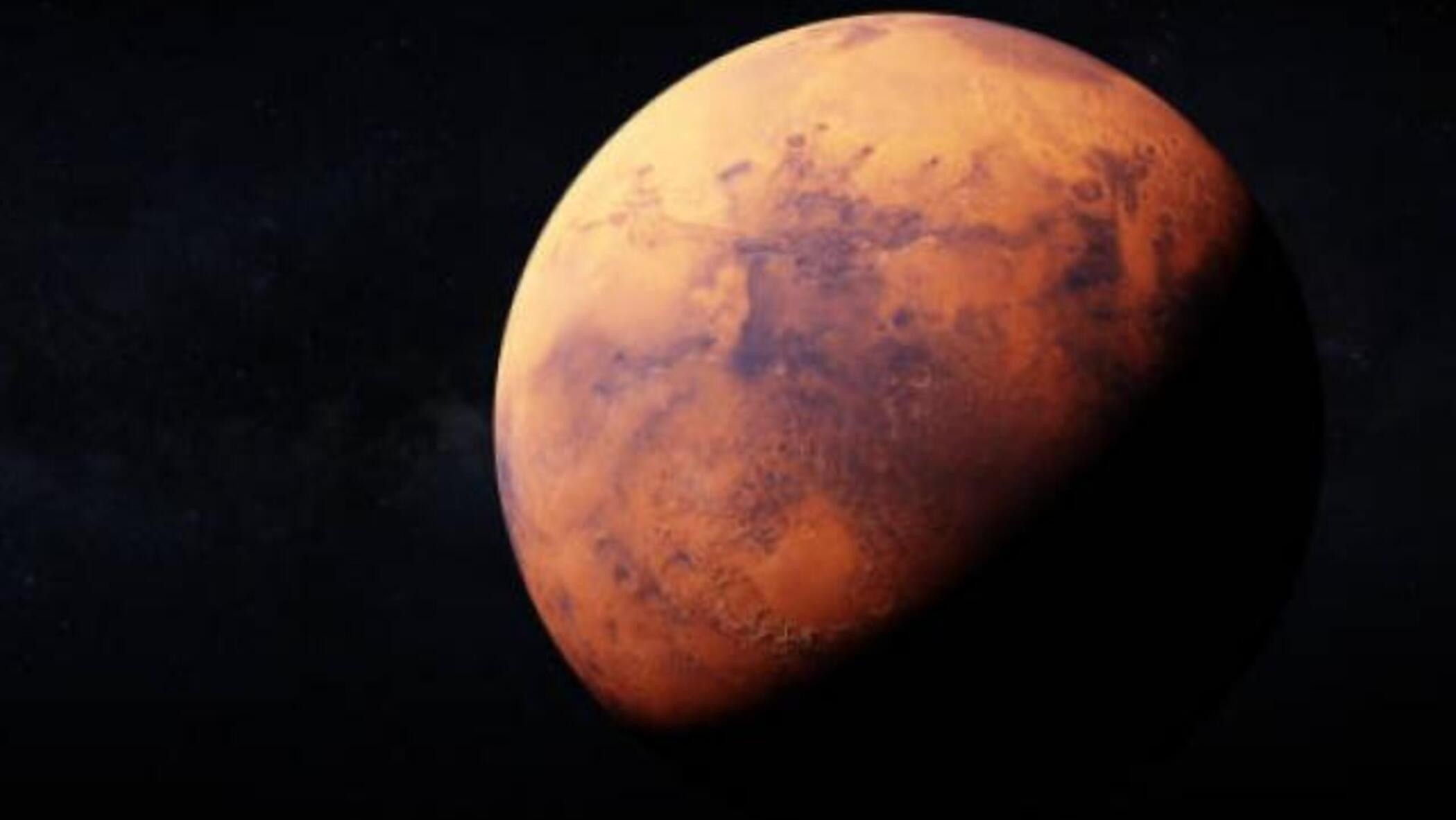 La NASA compartió una asombrosa imagen de las dunas azules en Marte.