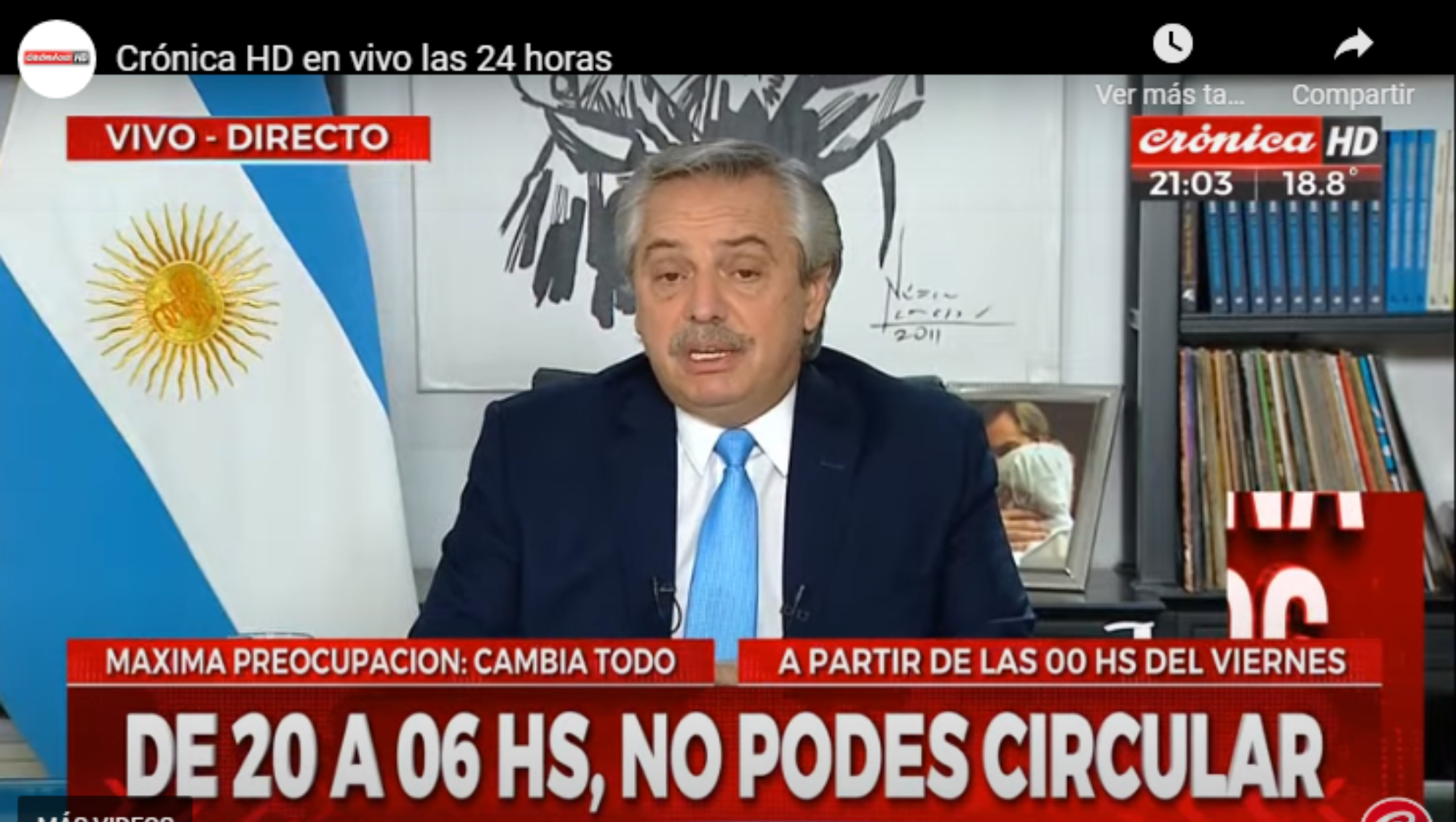 El presidente dijo que las medidas tomadas son 