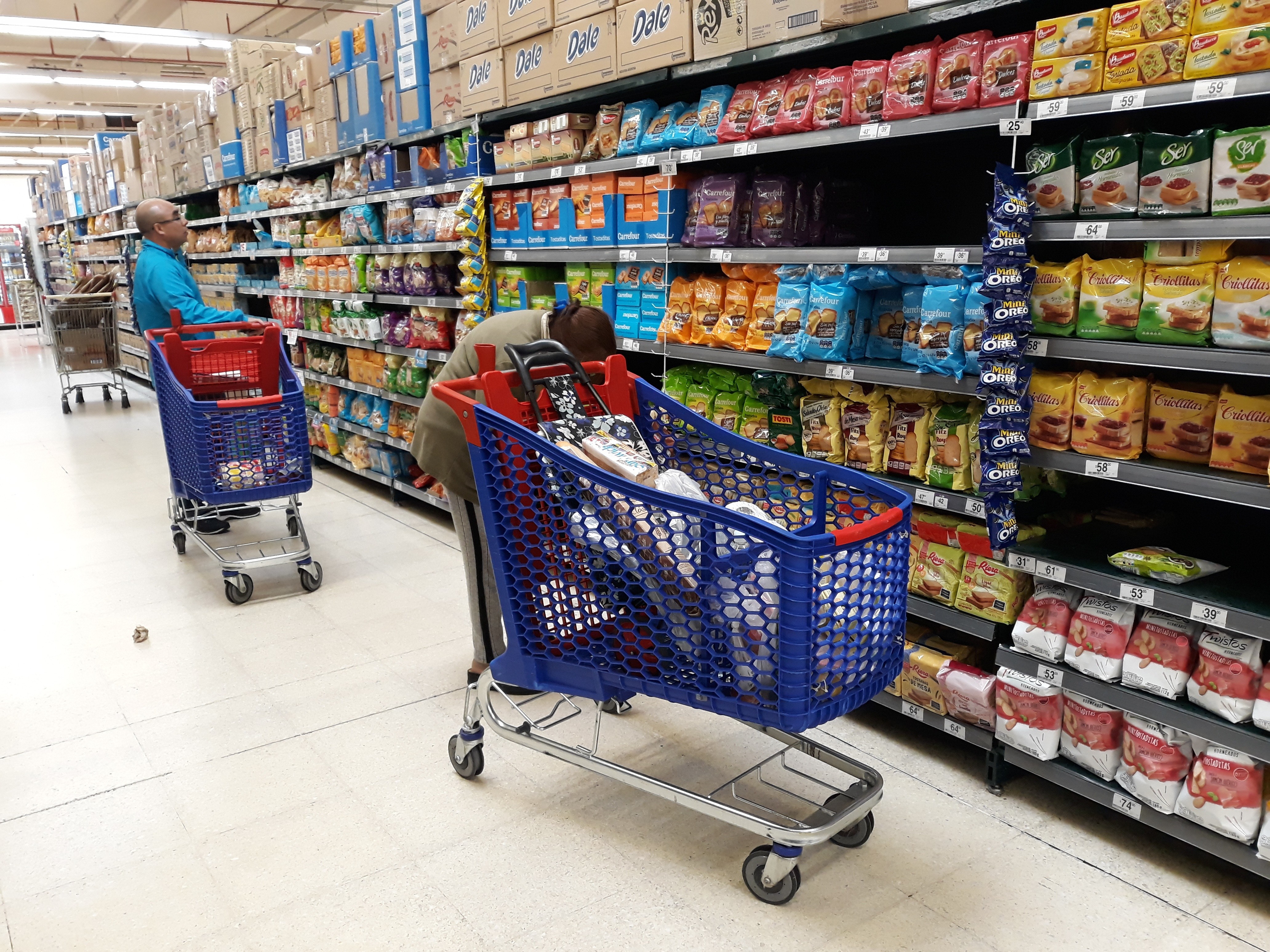 Alimentos sigue siendo uno de los rubros con mayor impacto en los bolsillos.