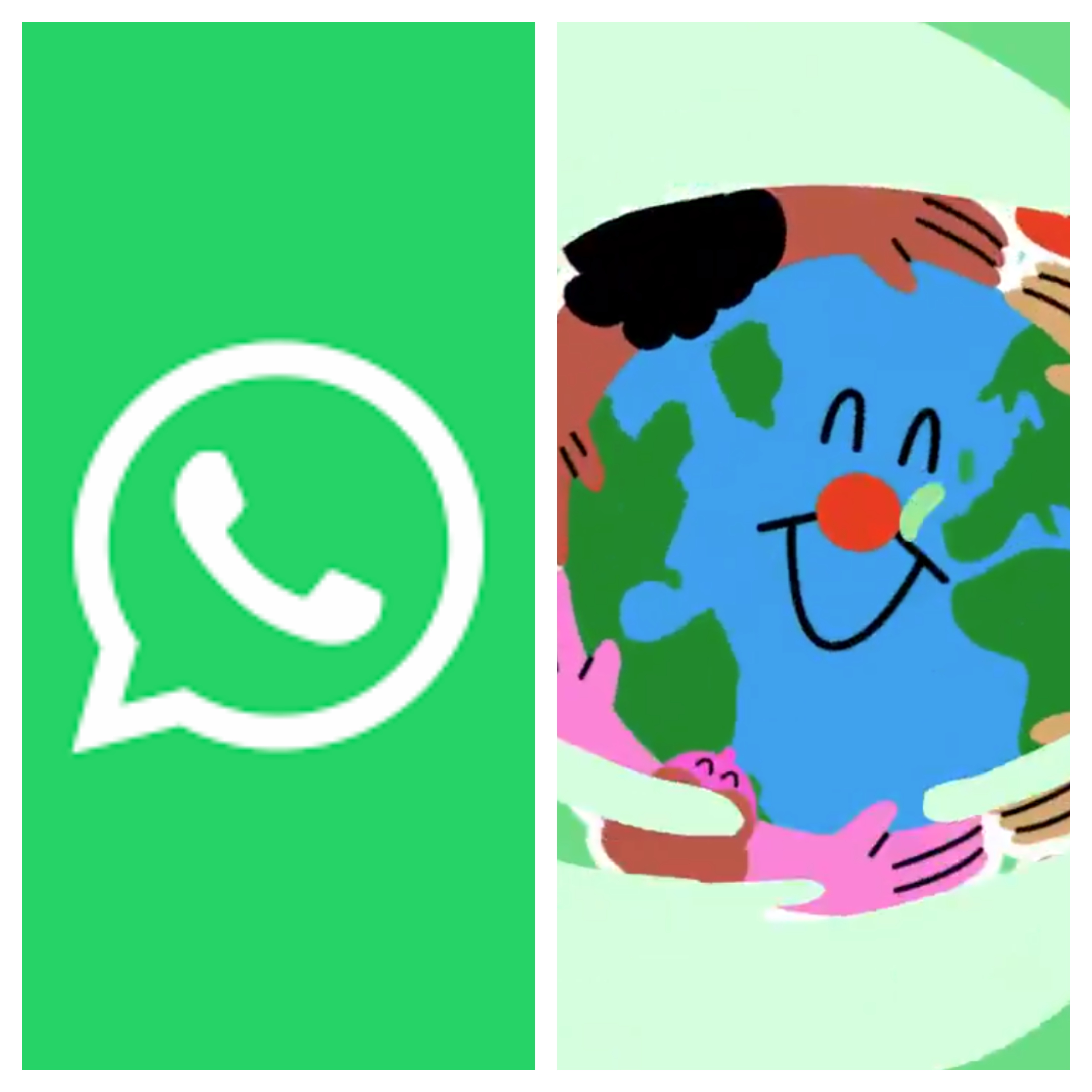 WhatsApp se suma a la defensa del ambiente con un paquete de stickers (Captura de pantalla). 