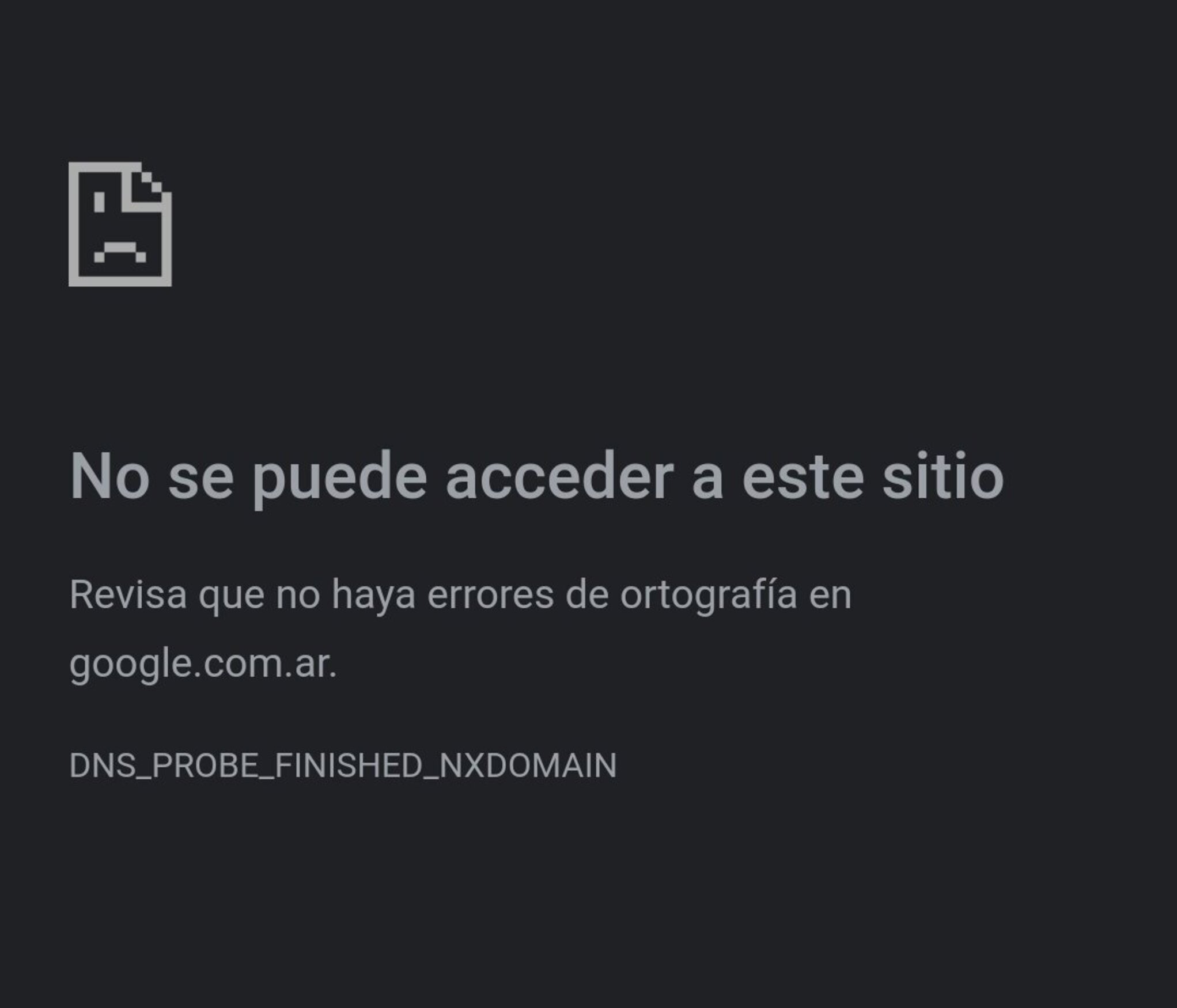 Se cayó Google en el país y un pibe asegura que fue porque compró la titularidad del buscador.