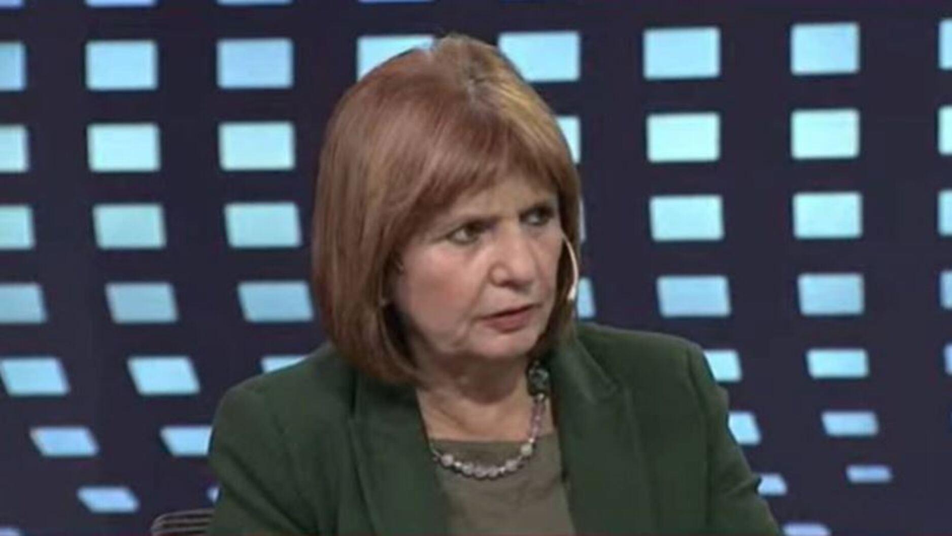 Patricia Bullrich y una frase desacertada sobre Malvinas (Captura de video).