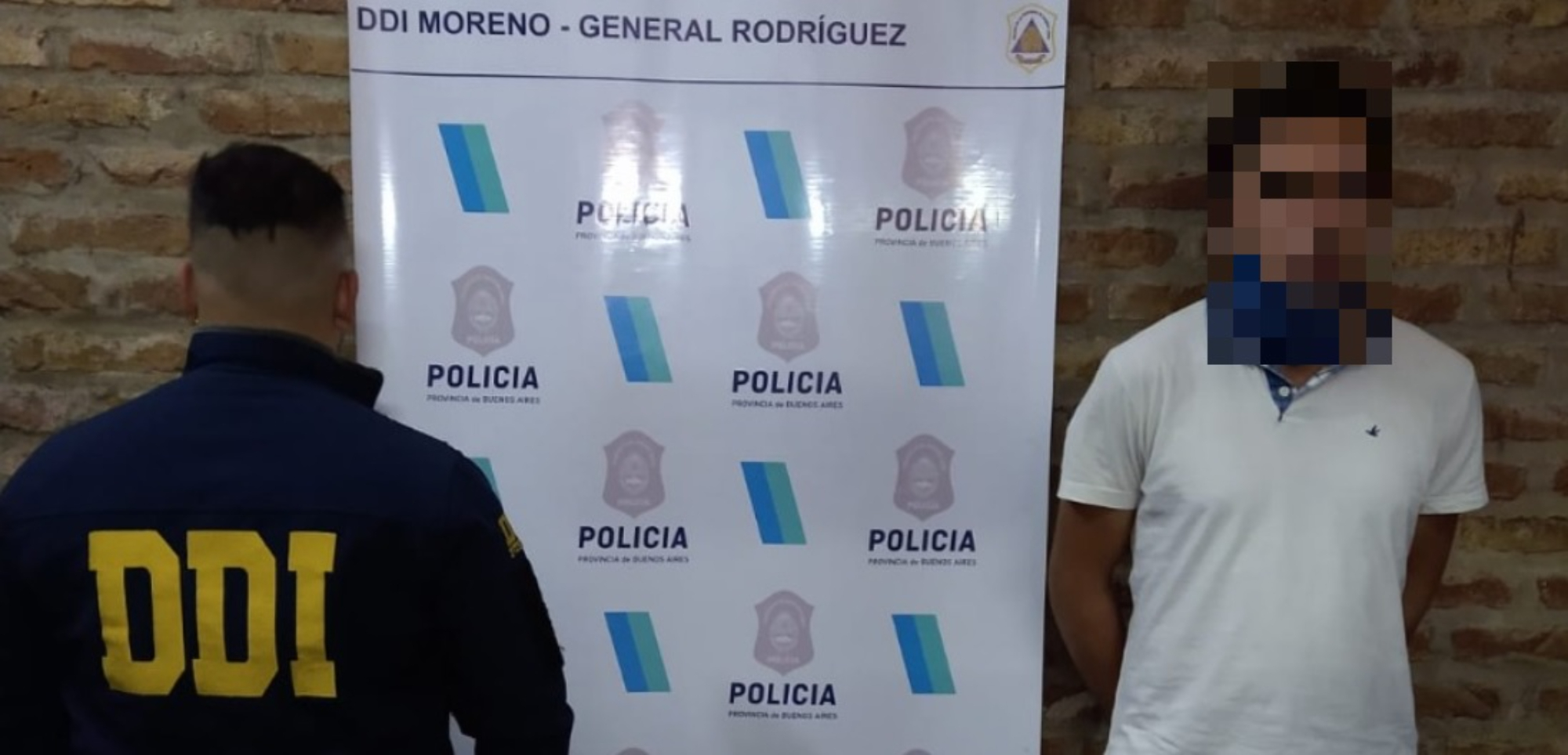 Este es el individuo que fue apresado por los pesquisas policiales en General Rodriguez.