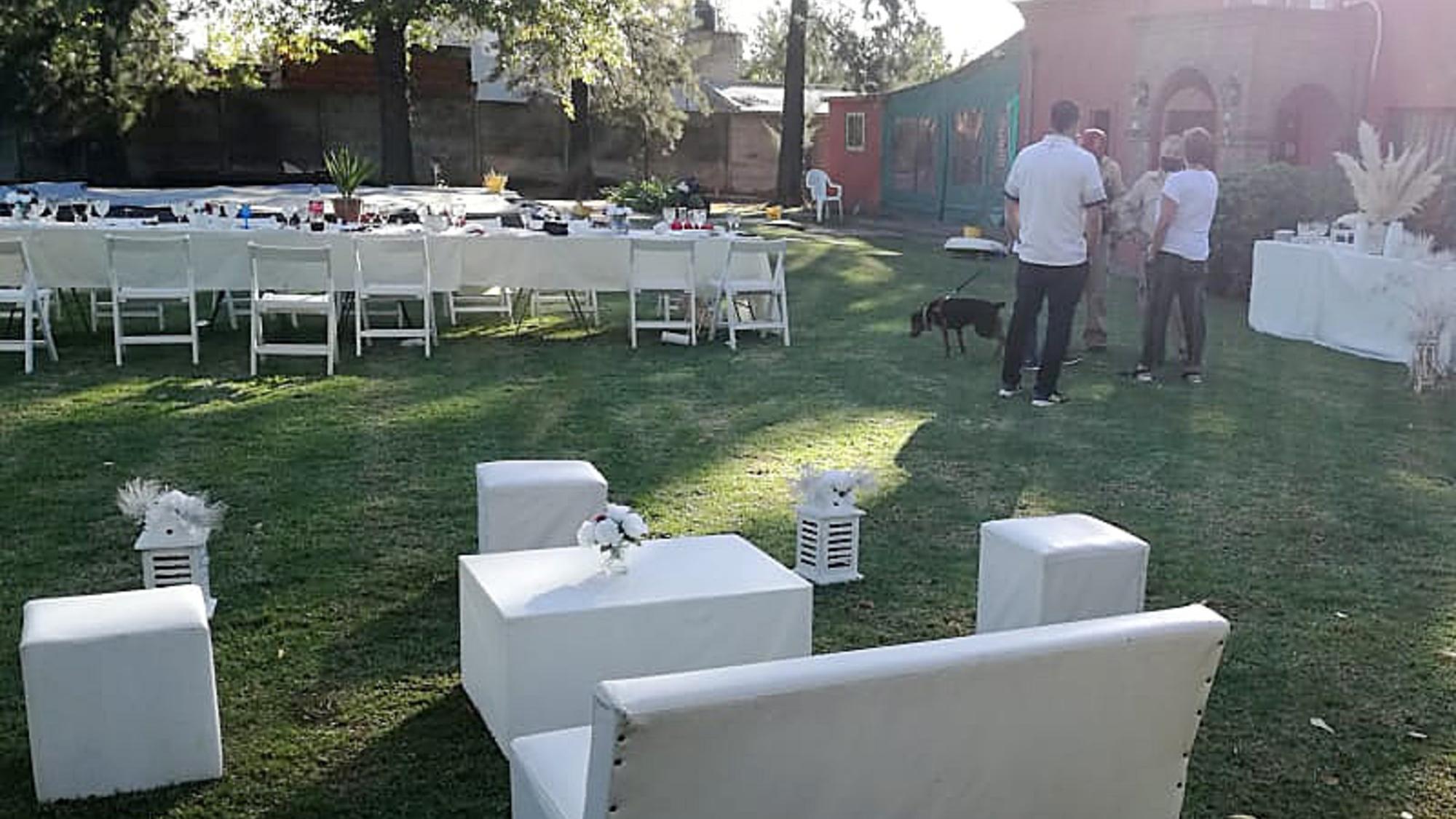 En el casamiento había unas 30 personas (Twitter).