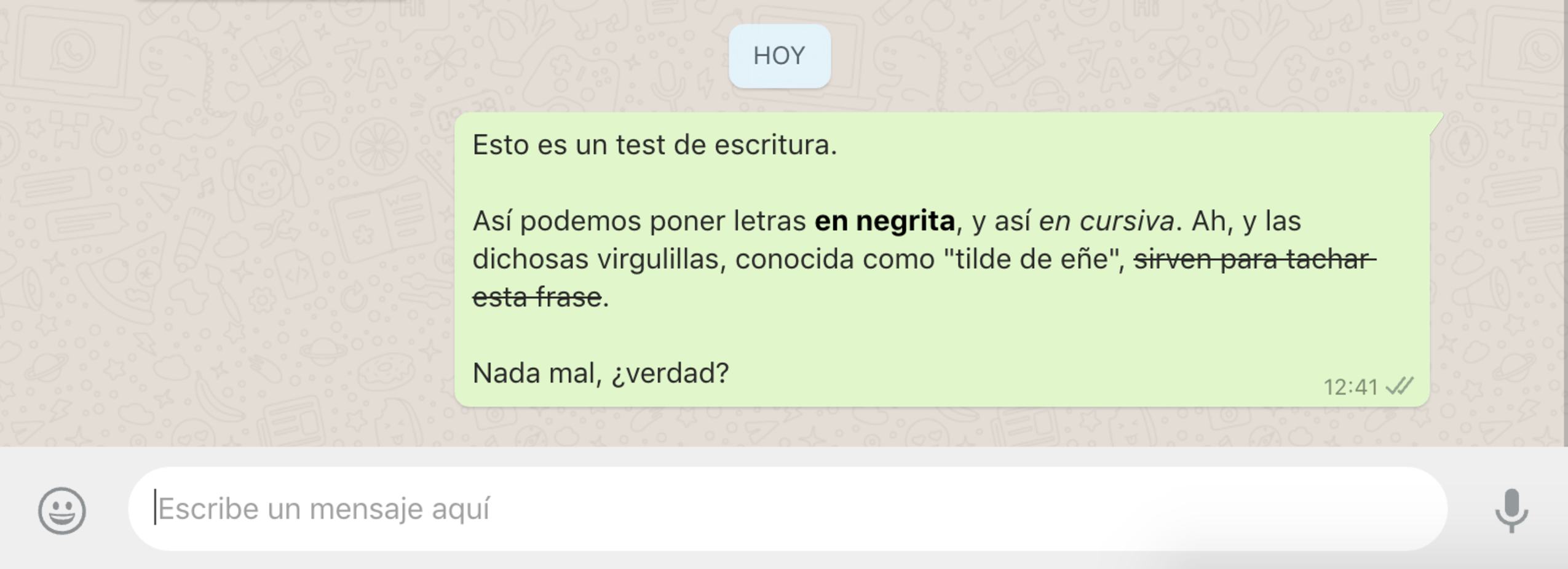 Whatsapp: ¿cómo usar texto en negritas, cursivas y tachado para destacar tus mensajes?.