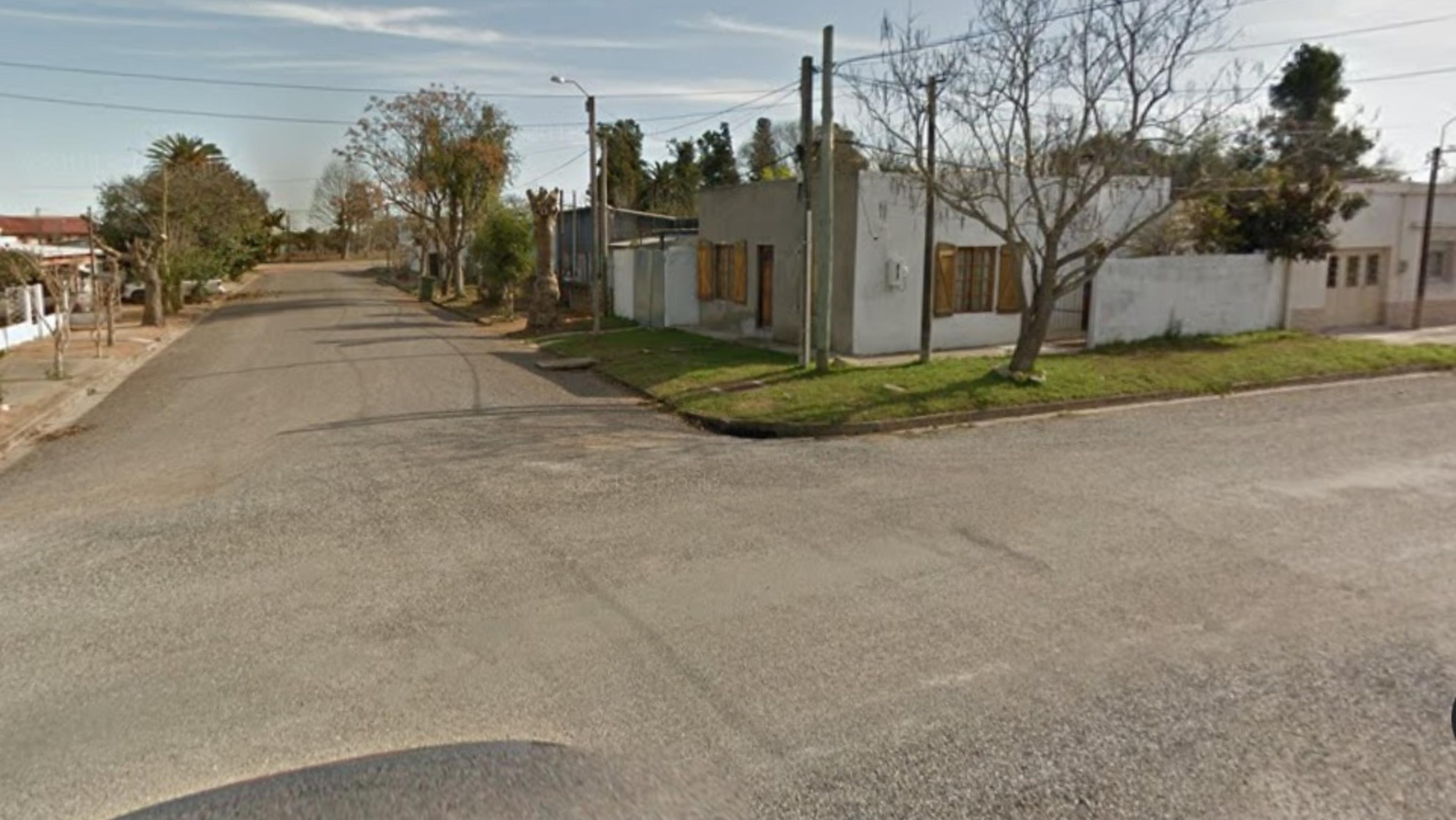 La esquina donde ocurrió la balacera en la ciudad uruguaya de Piriápolis. (Google Street View)