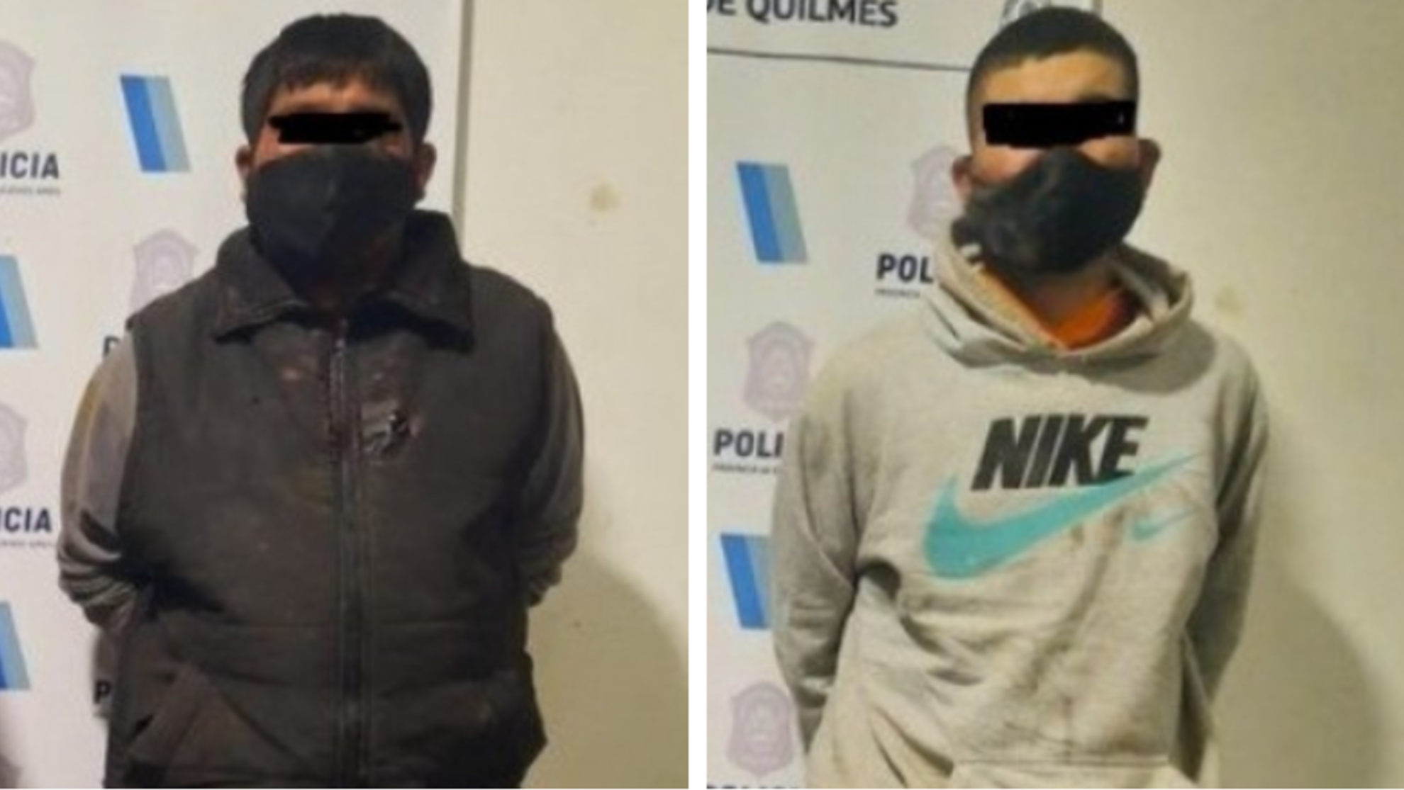 Cristian Walter Medrano y Roberto Miguel Rodríguez quedaron detenidos. 