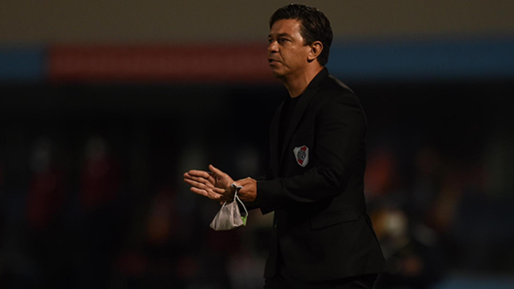 Marcelo Gallardo acudió a las Reservas de River para el superclásico (Gentileza: River). 