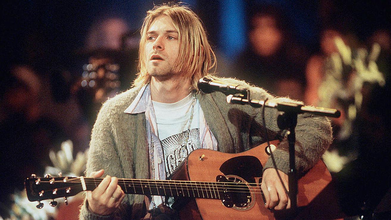 Kurt Cobain, vocalista del grupo Nirvana, que falleció en 1994.