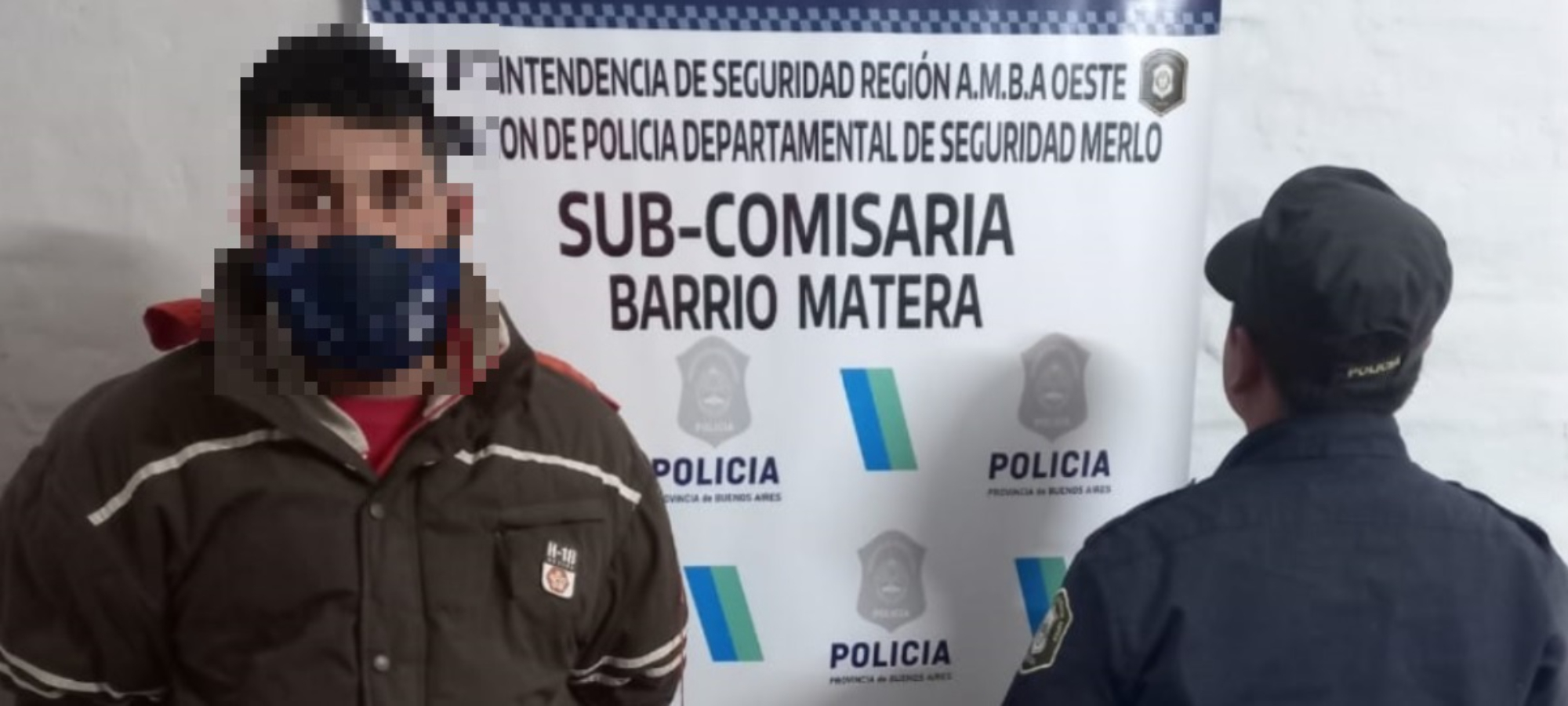 Este es el delincuente, de 25 años, que fue detenido por los investigadores policiales.