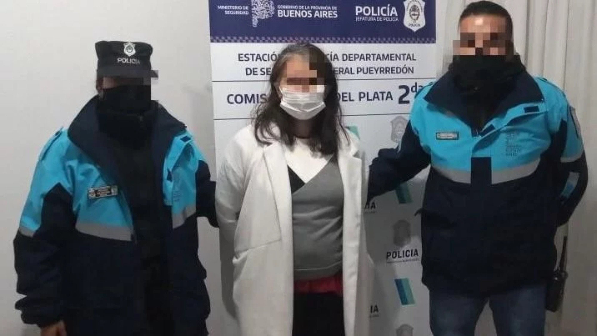 La mujer fue detenida y espera un análisis psicológico en la comisaría segunda de Mar del Plata.