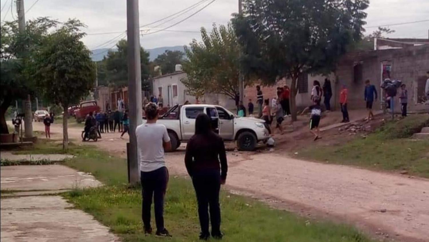 Ocurrió en el barrio Virgen del Huerto, en el municipio tucumano de Las Talitas (Twitter).