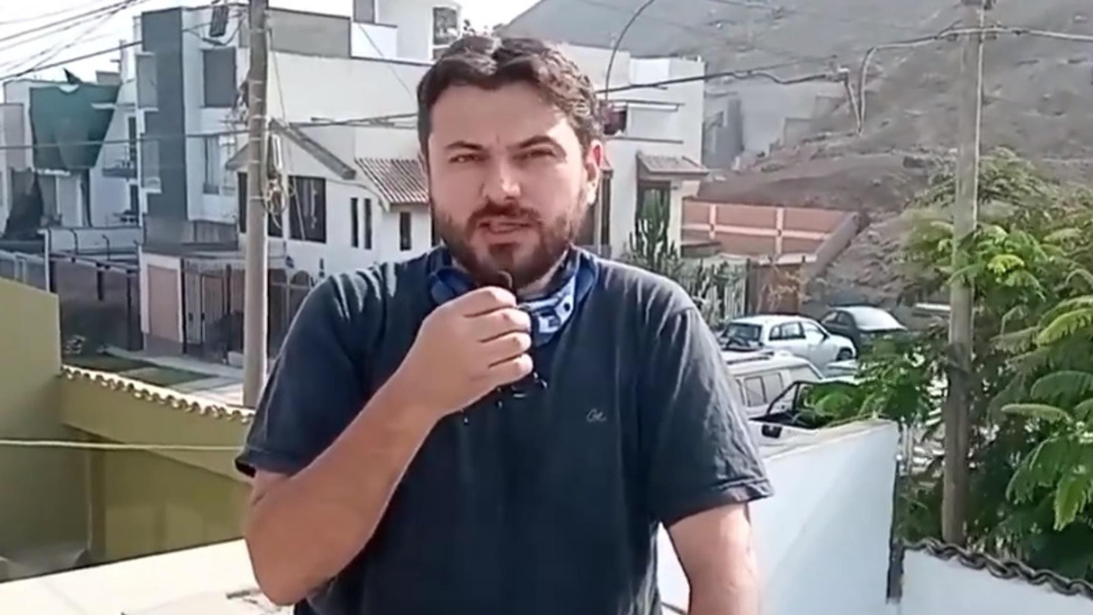 Juan Grabois publicó un video desde Perú, en donde pidió por la seguridad de la delegación argentina en Colombia.