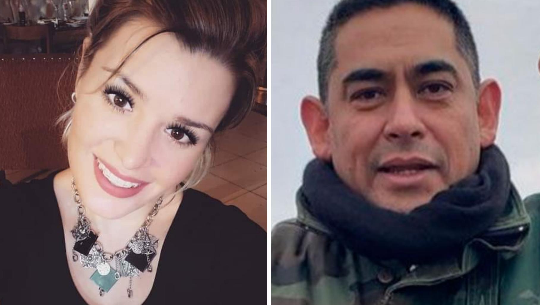 La víctima Johana Galdeano (28) y el femicida Juan Carlos Solalinde (45).