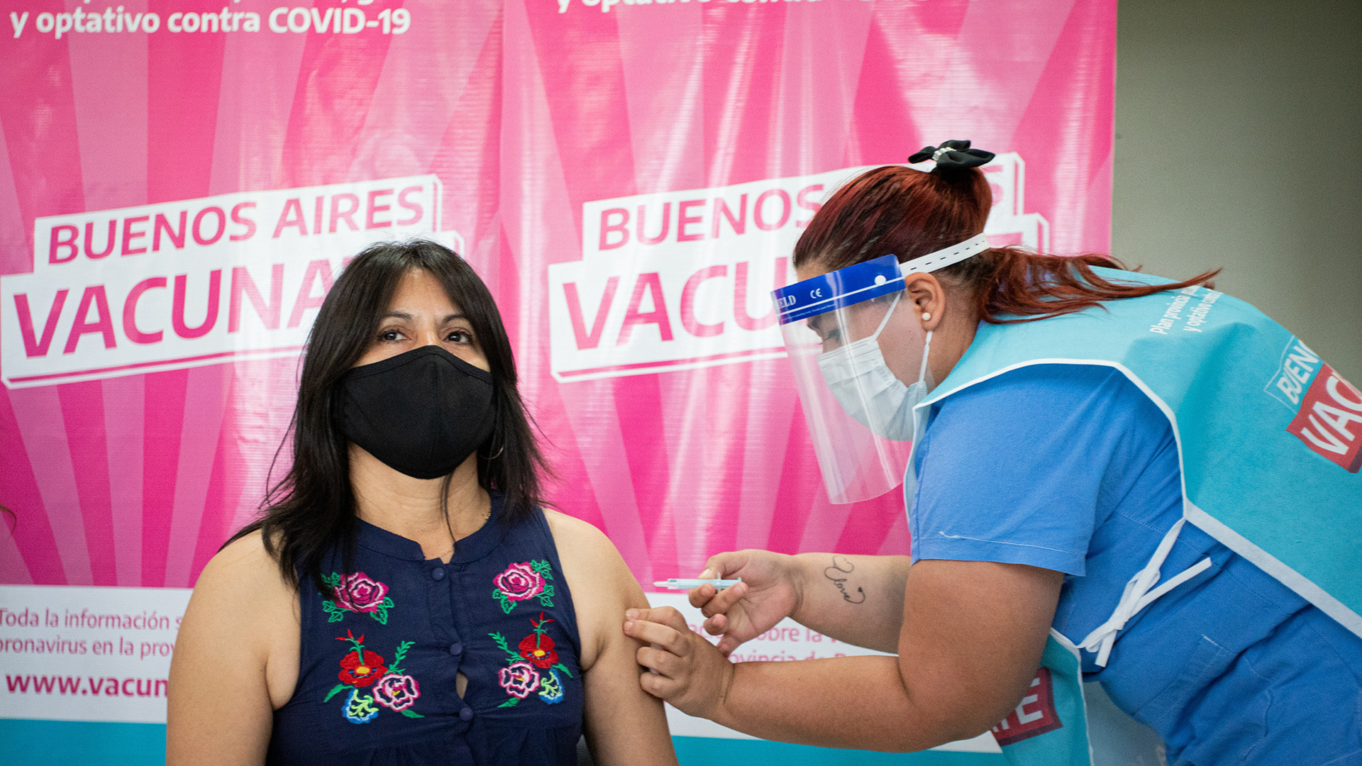 El gobierno bonaerense avanza con la campaña de vacunación contra el coronavirus.