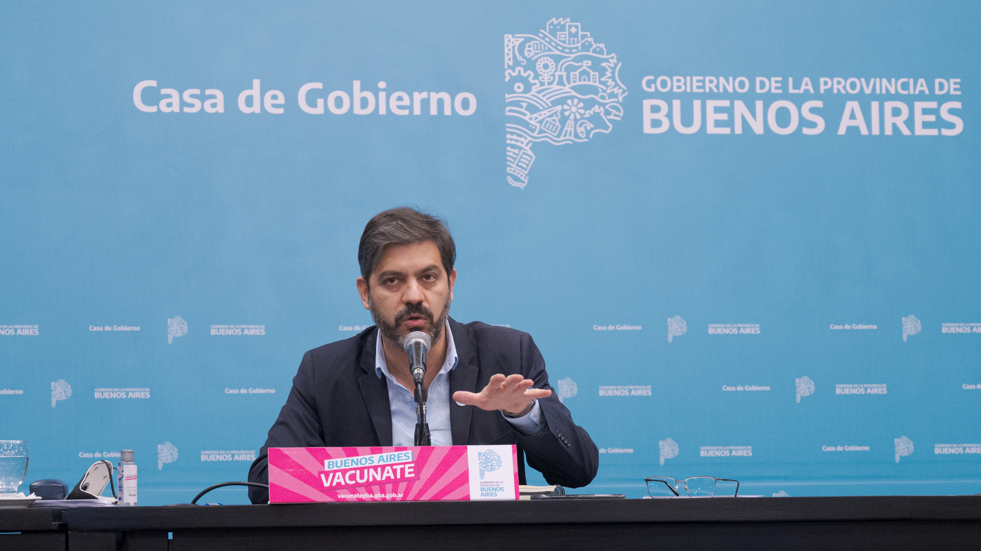 Carlos Bianco, jefe de Gabinete de la Provincia, habló sobre la chance de adelantar las vacaciones de invierno (Gentileza @Carli_Bianco/Twitter).