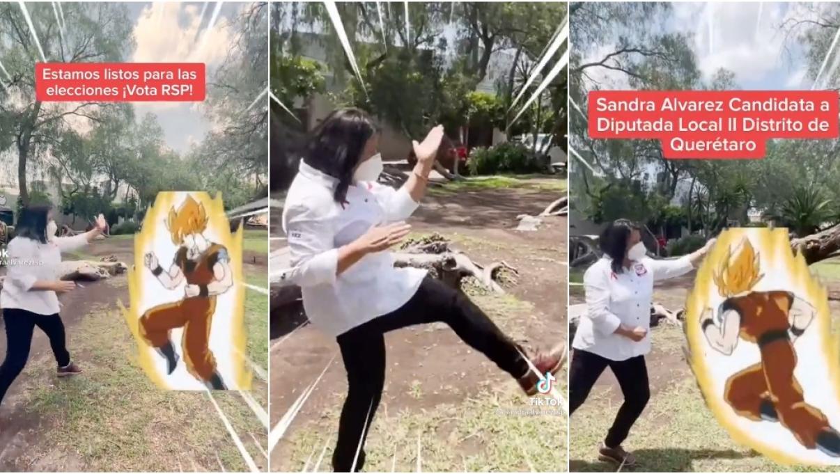 La postulante a diputada compartió el video en su cuenta de TikTok y se volvió viral.